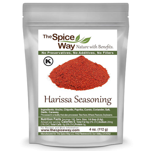 The Spice Way Harissa Seasoning - A Spicy Hot Spice Blend to Create Paste and Sauce 4 oz...