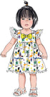 Butterick Toddlers' High Waisted Dress Sewing Pattern Kit, Design Code B6885, Sizes 1/2-1-2-3-4, Multicolor...