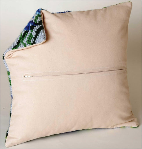 Thea Gouverneur Cushion Back Kit with Zipper - Beige - for any 16x16 Inch (40x40cm) Cushion- Cross Stitch Creations - Embroidery - Embroidery Kit ...