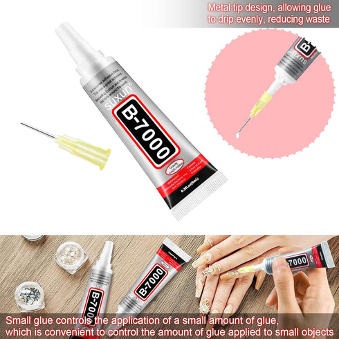 B7000 Glue Clear Adhesive Jewelry Bead B-7000 Glue for Jewelry Rhinestone DIY Cell Phone Repair Clothes Glass Metal Stone Beads Wooden Small Part ...