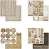 STAMPERIA INTERNATIONAL, KFT PAPER PAD 8X8 10PK ORIENTAL G, 20.3 x 20.3 (8" x 8"), Multicoloured...