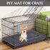 BVAGSS Dog Bed Mat,Reversible Dog Crate Pad, Memory Foam Dog Beds, Soft Warm Pet Cushion for Small Medium Dogs, Washable Pet Sleeping Mattress Ken...