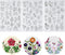 74 Pcs Water Soluble Stabilizer Water Soluble Embroidery Patterns Hand Sewing Stabilizers Adhesive Embroidery Transfer Paper Stick and Stitch Embr...