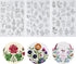74 Pcs Water Soluble Stabilizer Water Soluble Embroidery Patterns Hand Sewing Stabilizers Adhesive Embroidery Transfer Paper Stick and Stitch Embr...