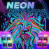 neon nights 2-IN-1 Glow In The Dark Acrylic Paint Set Glows in the Dark & under UV Blacklight - Set of 8 Self-Luminous Neon Paints for Halloween -...