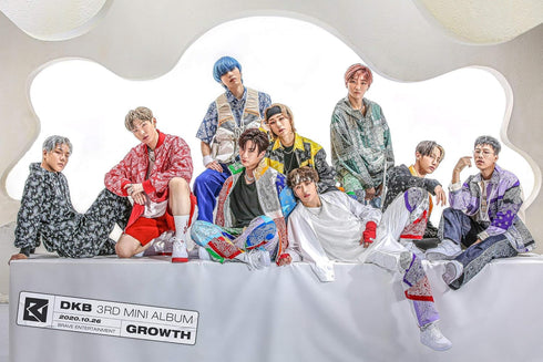DKB Growth 3rd Mini Album CD64pBooklet+1p Post+1p PhotoCard+1p Sticker+Message PhotoCard Set+Tracking Kpop Sealed...