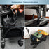 Wagon Cargo Net for Utility Folding Wagon, Elastic Storage Bag Cover Nets with ABS Hook for Outdoor Garden Wagon, Beach Cart, Garden Cart, Trolley...