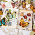 80 Pieces Large Size Hot Stamping Butterfly Stickers,Iridescent Transparent Resin Sticker Decals for Scrapbook Junk Journal Bullet Journals Planne...