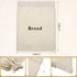 Woanger Linen Bread Bags Burlap Reusable Drawstring Bread Bags 12 x 15 Inch Unbleached Loaves Pastries Pouch Handmade Food Storage for Bakery Bagu...