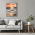 Posterizer 1 pcs- sea and beach themed oil painting style print 14-Landscape & Nature Art-Floral Botanical Art- Decor for Home & Office- unframed ...