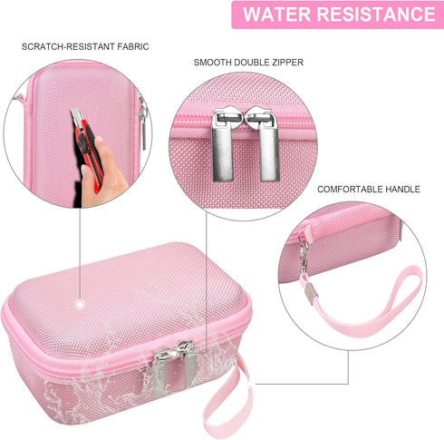 Hard Travel Case for Sony ZV-1F / ZV-1 / ZV-1 II Digital Camera, Digital Camera Protective Case Bag with Mesh Pocket for Battery, USB Cable, SD Ca...