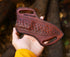Leather Knife Sheath For Belt, Slanted Pancake Sheath, Tooled Leather Sheath, Beautiful Cow Boy 4 to 6 inches Skinner Knife Leather Cover 100% Rea...
