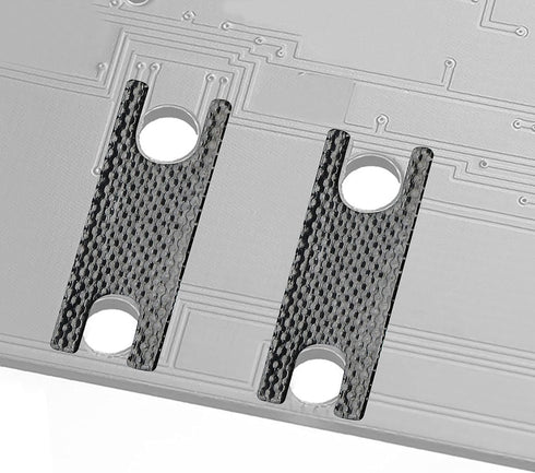 HONKID Mechanical Keyboard PCB Stabilizer Satellite Switch Film Pad, PTFE/Silica Gel Keyboard PCB Stabilizer Stem Pads for Custom Keyboard, 20pcs...