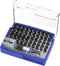 51-Piece Screwdriver Bit Set with Quick Released Magnetic Impact Bit Holder - Includes Phillips, Hex, Star, Square, Slotted, Pozi, Multi-Size Scre...