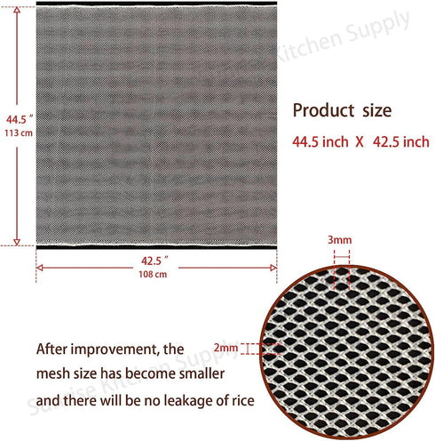 43" x 43" Sushi Rice Cooking Net/Rice Cooker Napkin/Sushi Rice Cooking Napkin (2)...