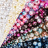 Suhome 1890pcs 4/6/8/10mm Multicolored Faux ABS Pearls Beads, Loose Round Spacer Beads, Smooth Rainbow Beads for Jewelry Making, Bracelets, Earrin...