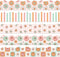 Whaline 69Ft Retro Groovy 70s Bulletin Board Borders Pastel Boho Flower Smile Face Checkered Star Self-Adhesive Trim Border for School Classroom O...