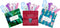 3 x Menstrual All-in-One Kits - Assorted Colors | Convenience on The Go | Single Period Kit Packs | Individually Wrapped Feminine Hygiene Products...