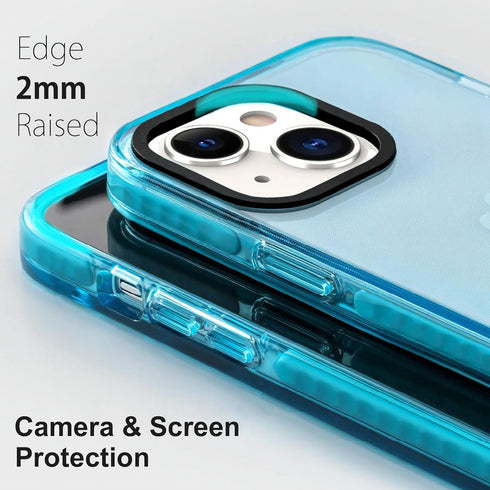 Neon Clear Case for iPhone 14 6.1inch, Cute Retro Vibrant Design Phone Cases for Women 80s Accessories,Camera Protector Cover Soft Silicone Shockp...