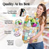 O-WITZ Reusable Grocery Bags | Vibrant Tote Bag For Groceries, Gym, Office, Beach & More | Washable Design With Large Handles For Maximum Convenie...