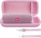 Hard Case Compatible with JBL Charge 5 Charge 4 Waterproof Bluetooth Speaker (Pink case)...
