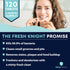 Retainer Cleaner, Denture Cleaner (120 Tablets) Removes Cloudiness, Brightens and Freshens Clear Aligners, Retainers, Night Guards, Mouth Guards, ...