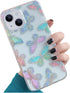 Compatible with iPhone 12/12 Pro Case for Women Girls, Glitter Red Purple Blue Green Colorful Pattern,Slim Soft Border Hard Panel Protective Phone...