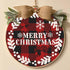 4 Pieces Merry Christmas Stencil Reusable Stencils for Painting Christmas Decoration Painting Template for Furniture, Wall, Window, Fabric, Wood?4...