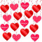 KatchOn, Red Hearts Valentines Hanging Decorations - Pack of 30, No DIY | Valentines Decorations Indoor, Hanging Hearts Decorations | Hanging Vale...