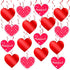 KatchOn, Red Hearts Valentines Hanging Decorations - Pack of 30, No DIY | Valentines Decorations Indoor, Hanging Hearts Decorations | Hanging Vale...