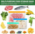 10 Pack Reusable Ziplock Bags Silicone Bags, 3 Large Food Storage Bags Gallon Freezer Bags 4 Reusable Sandwich Bags Zip Lock 3 Snack Bags, Lunch H...