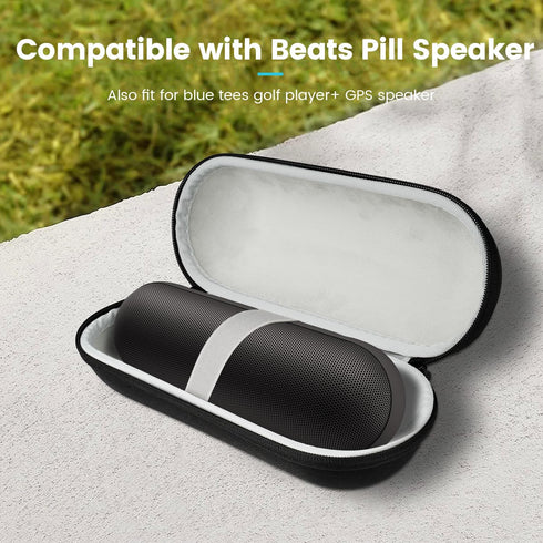 Hard Carrying Case Compatible with Beats Pill Speaker 2024 Version and Blue Tees Golf Player+ GPS Speaker, Lightweight and Portable Protection for...