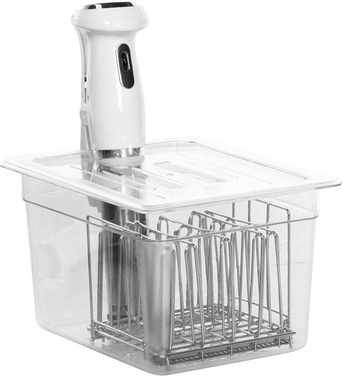 LIPAVI C10L-GO Lid for LIPAVI C10 Sous Vide Container, with precision cut-out for the Gourmia GSV130-140-150 / Wancle/Chefman/VAVA/NutriChef Royal...