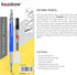 Mechanical Clutch Pencil 2mm With 8 x 2B Leads, Eraser & Integrated Sharpener For Architectural Technical Drawing Artists Architects Engineers Dra...