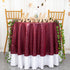 ShiDianYi 50 Inch Round Sequin Tablecloth - Burgundy Sparkling Party Decor for Weddings, Birthdays, Bridal Showers | Wrinkle-Free Luxury Table Cov...