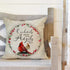 Winter Cardinals Appear When Angels are Near Home Decorative Throw Pillow Cover Red Bird Sign Cushion Case, 18 x 18 Home Decoration Christmas Outs...