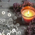 MILIVIXAY 800 pcs Candle Wick Tabs - Metal Candle Wick Sustainer Tabs...
