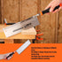 JORGENSEN 10" Dovetail Reversible Saw, Professional Cutting Jamb Saw, 13TPI Double Ground Teeth Flush Cut Saw Spring Loaded Design Cranked Soft Ha...