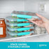 Sistema To Go Multi Split Meal & Food Container with Dividers & Clips | 820ml | BPA-Free | 1 Food Storage Container, Color May Vary...