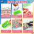 Burbell 3 Pcs Summer Diamond Painting Kits Beach Sunglasses Smoothie Diamond Art Hanging Ornament Sign Summer DIY Diamond Painting Art Kits for Su...