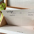 321Done 5" x 7" Recipe Cards (Set of 50) - Extra Large Double-Sided Premium Card Stock - Made in USA - Script Font Minimalist, Large Kraft Tan...