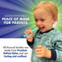 Brilliant Oral Care Baby Toothbrush with Soft Bristles and Round Head, for a Toddler Approved, Easy to Use All-Around Clean Mouth, Ages 0-2 Years,...