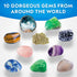 Gemstone Dig Kit – Dig Up 10 Real Gemstones and Crystals, Science Kit for Kids, Gem Digging Kit, Gift for Girls and Boys, Mining Kit, Rock Collect...