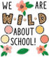 Schoolgirl Style Simply Safari We Are Wild About School Bulletin Board Set, Boho Neutral Classroom Bulletin Board Set, Sweet Leaf & Flower Decor, ...