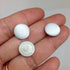 PEPPERLONELY 10PC White Lace Bridal Blouse Satin Round Buttons with Shank, 12.5mm...