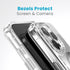 Speck Clear iPhone 15 Pro Max Case - ClickLock No-Slip Interlock, Built for MagSafe, Drop Protection - Scratch Resistant, Anti-Yellowing, 6.7 Inch...