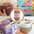 Yarn for Crocheting -200g Beginners Chunky Cotton Yarn Easy-to-See Stitches Thick Worsted Yarn for Knitting Craft -Khaki......