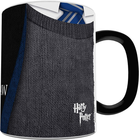Morphing Mugs Harry Potter - Ravenclaw - Hogwarts Robe Design - One 11 oz Color Changing Heat Sensitive Ceramic Mug – Image Revealed When HOT Liqu...