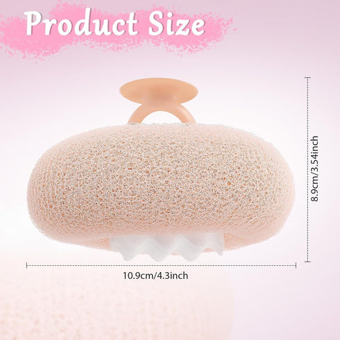 1 Pack Bath Body Brush Shower Sponge Courtesy Sponge Soap Balls Exfoliating Body Scrubber Soften Beautiful Skin for Women Scrub Body and Enjoy The...