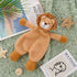 Apricot Lamb Stuffed Animals Security Blanket Yellow Lion Infant Nursery Character Blanket Luxury Snuggler Plush(Yellow Lion, 10 Inches)...